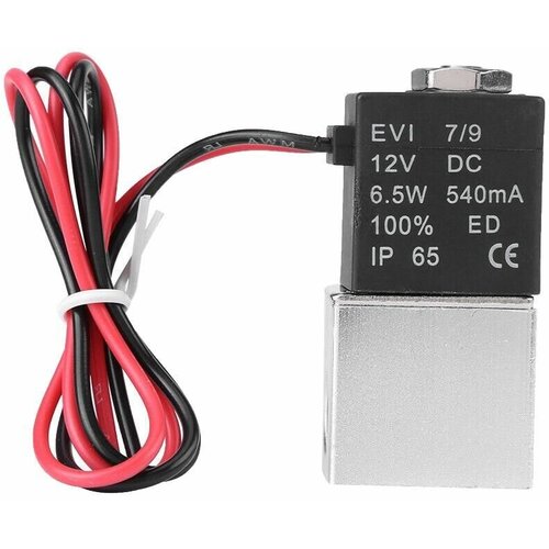 Клапан электромагнитный нормально-закрытый 12в металл старт-стоп клапан автоматики самогонного аппарата 1100₽