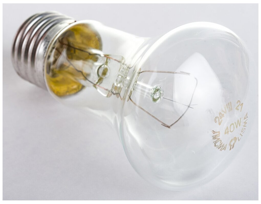 фото Лампа накаливания МО 40Вт E27 24В Лисма 353398300