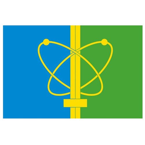 Флаг города Заречный (Пензенская область) 90х135 см