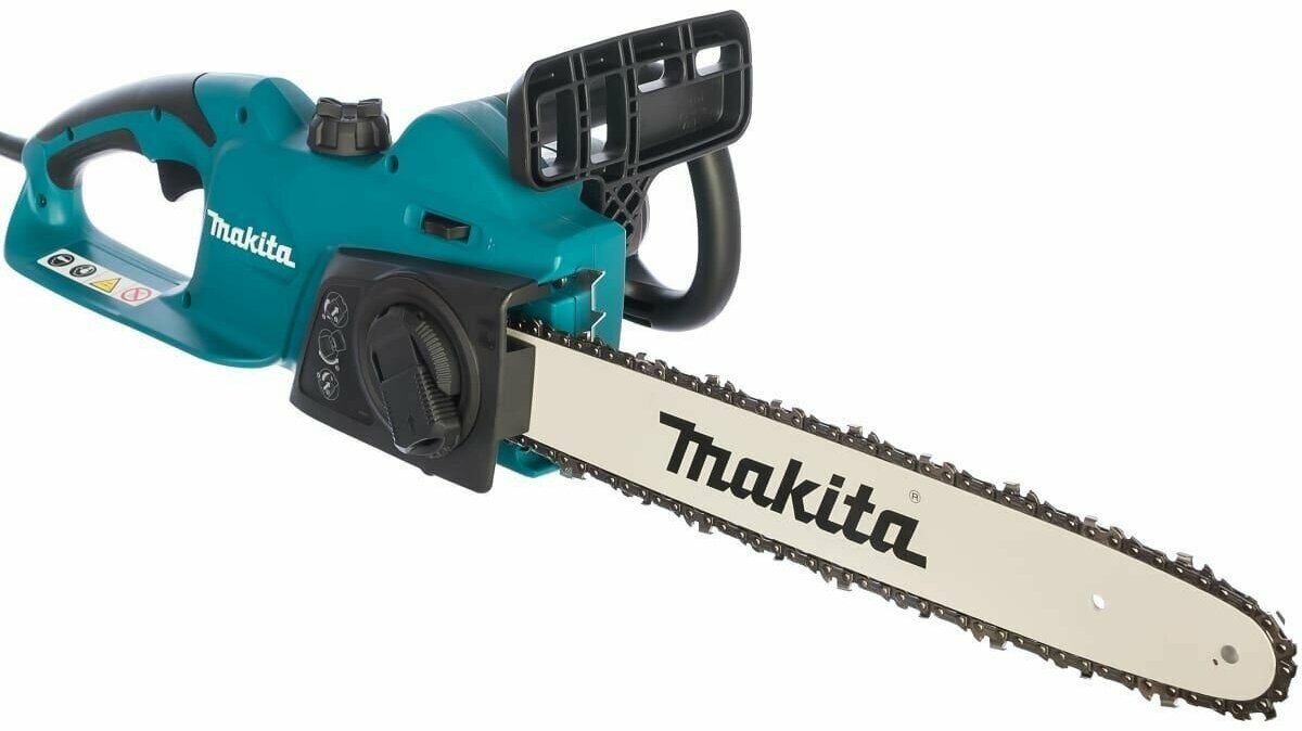 Электрическая цепная пила Makita UC4041A, 1800 Вт, шина 40 см, 56 звеньев,