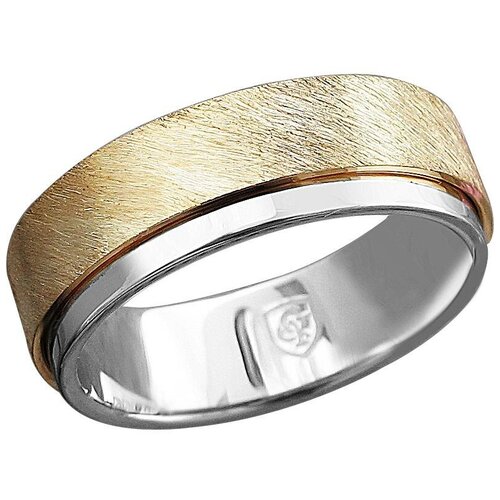 фото Эстет кольцо из комбинированного золота 01о060459ж, размер 19.5