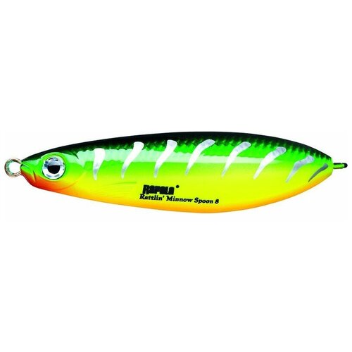 Незацепляйка RAPALA Rattlin' Minnow Spoon 08 /FRB / 8см, 16гр. RMSR08-FRB