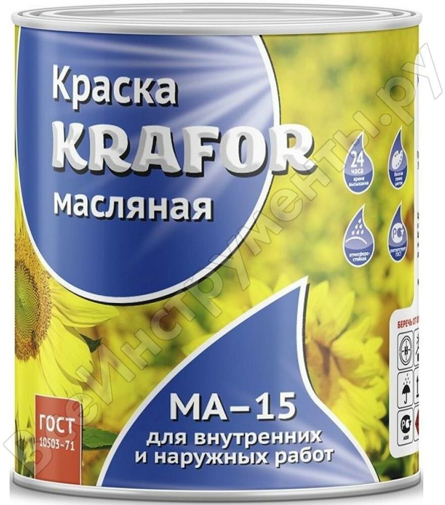 Масляная краска KRAFOR МА-15