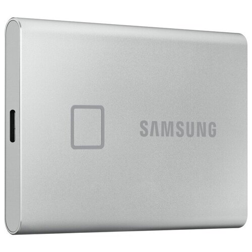 Твердотельный накопитель Samsung External SSD 500Gb T7 Touch PCIe USB3.2/Type-C Silver MU-PC500S/WW