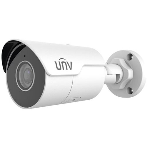 Uniview Видеокамера IP цилиндрическая, уличная, фикс, объектив 4мм, 4MP, Smart IR 50m, Mic, WDR 120dB, Ultra 265/H,264/MJPEG, Easystar, MicroSD, POE,