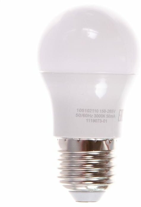 105102110 Лампа LED Globe E27 9.5W 3000K 1/10/50 Gauss - фото №4