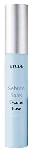 Etude база под макияж Sebum Soak T-zone Base, 12 мл, бесцветный