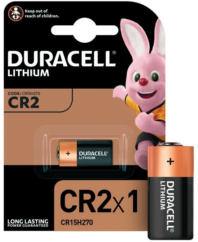 Батарейка DURACELL CR2-1BL литий бл/1шт