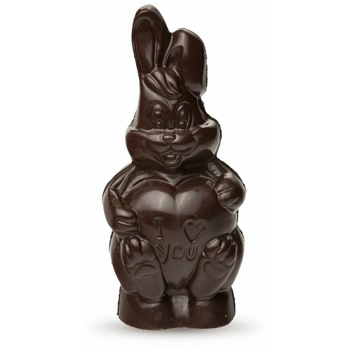 Подарочная шоколадная фигура Frade/Фраде - Заяц с сердцем 251гр (молочный)