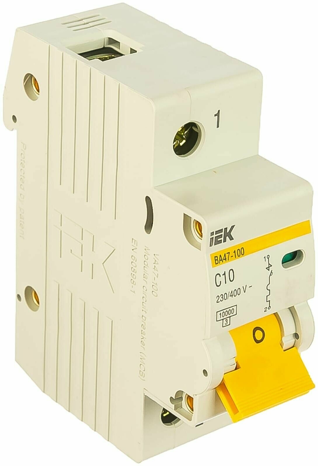 Автоматический выключатель IEK ВА 47-100 (C) 10kA 10 А