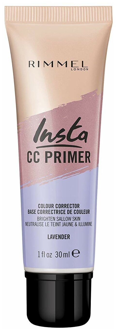 Rimmel праймер Insta CC Primer, 30 мл, lavender