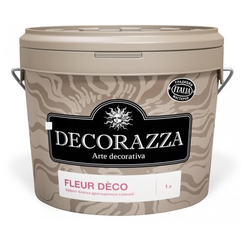 Decorazza Fleur Deco бесцветный, глянцевая, 1 л