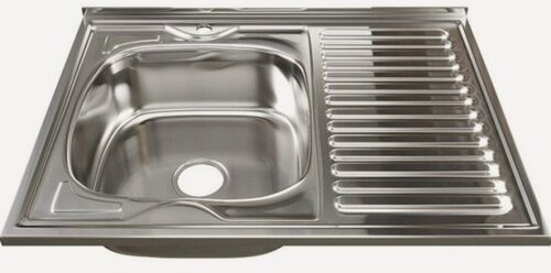 Изображение товара Кухонная мойка Mixline 60х80 (0,8) лев вып 3 1/2 18см с сифоном
