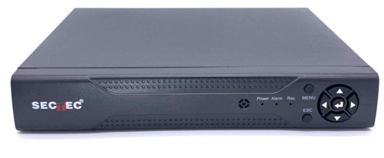 Цифровой видеорегистратор IP 16 каналов с максимальным разрешением 4К SECTEC ST-NVR5016N