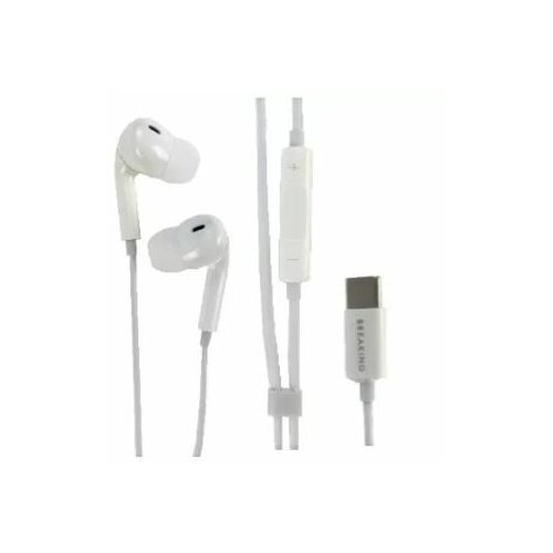 Гарнитура мобильная Breaking E16 TypeC Белый коробка 25181 40000₽