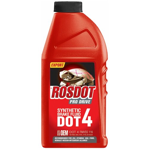 Тормозная жидкость ROSDOT PRO DRIVE DOT 4, 455 г