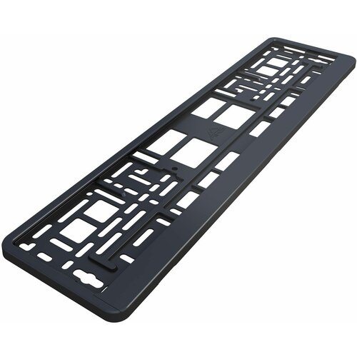 Рамка для номера автомобиляномерная рамкагосномера без надписей чёрная 350₽