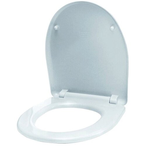 Сиденье для унитаза Wirquin Самара, крепление микролифт, белое сиденье для унитаза casual line soft close first полипропилен белое крепление пластик wirquin 20718747