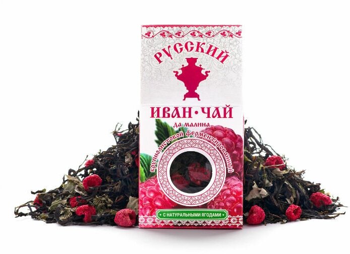 Напиток чайный Русский Иван-чай да малина 50г Вологодский Иван-чай - фото №13