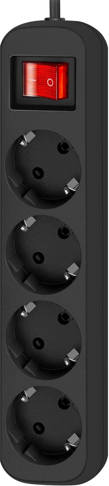 Сетевой удлинитель DEFENDER G418, 1.8м, черный [99337] - фото №10