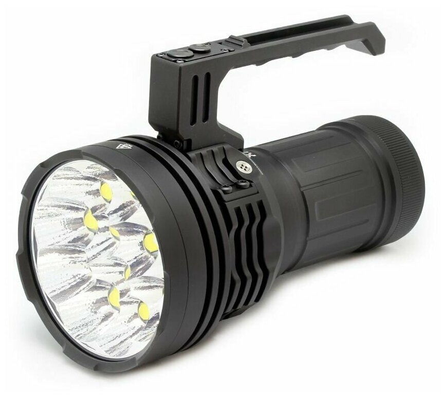 Поисковый фонарь Acebeam X75 Neutral White, 12 диодов Cree XH-P 70.2, 1050 метров, 75000 люмен (Комплект)