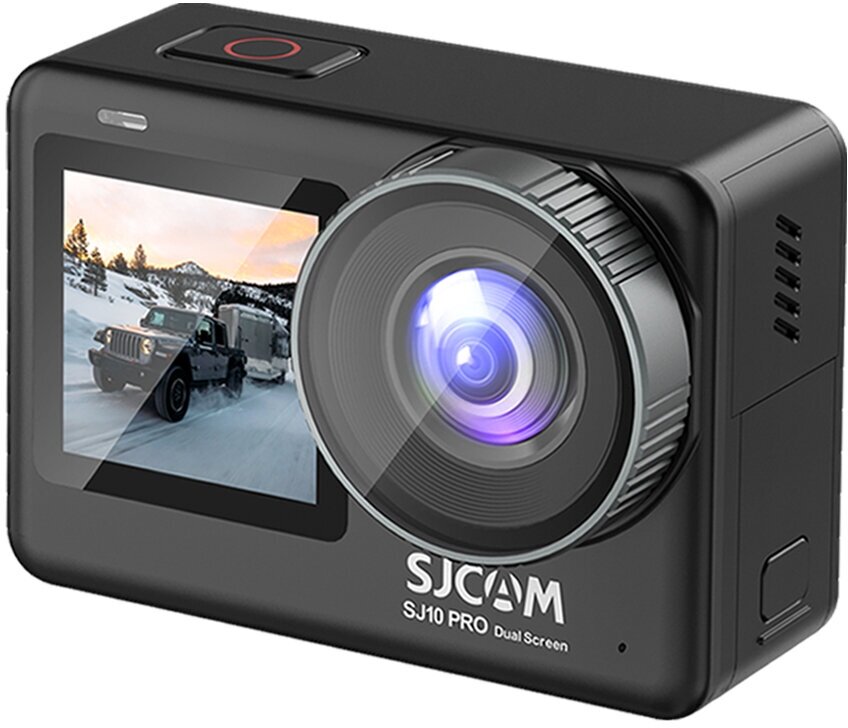 Экшн-камера SJCAM SJ10 PRO DUAL-SCREEN 12МП 3840x2160 1300 мА·ч