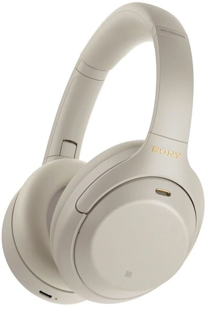 Беспроводные наушники Sony WH-1000XM4, серебряный