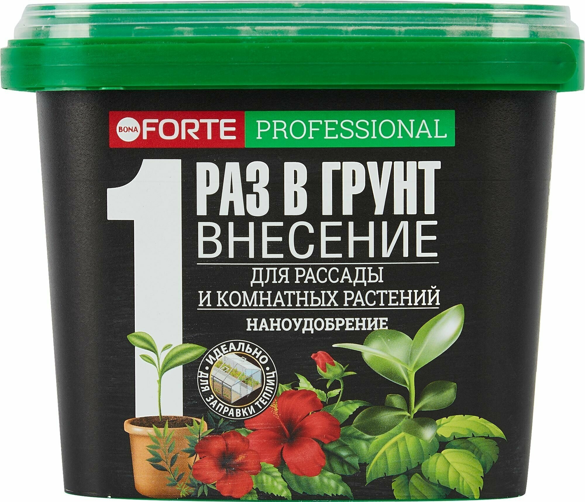 Удобрение Наноудобрение, универсальное, проллонгированное, ведро, 1 л, Bona Forte