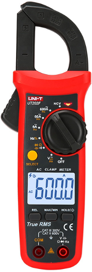 Токоизмерительные цифровые клещи Uni-t Ut202f 00-00007282 .