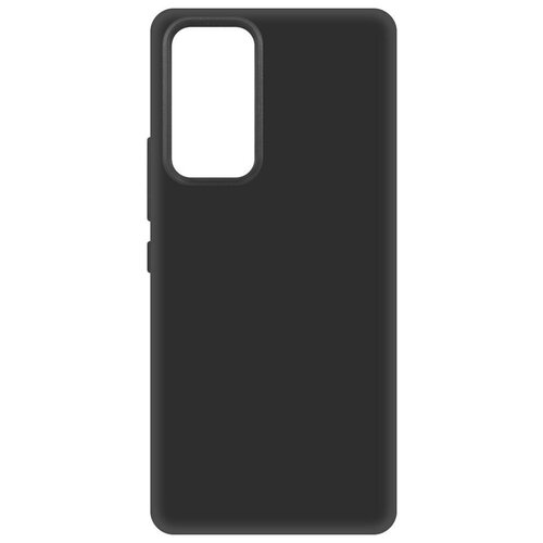 Чехол-накладка Krutoff Soft Case для Xiaomi 12 Lite черный чехол накладка krutoff soft case шахматы для xiaomi 12 lite черный