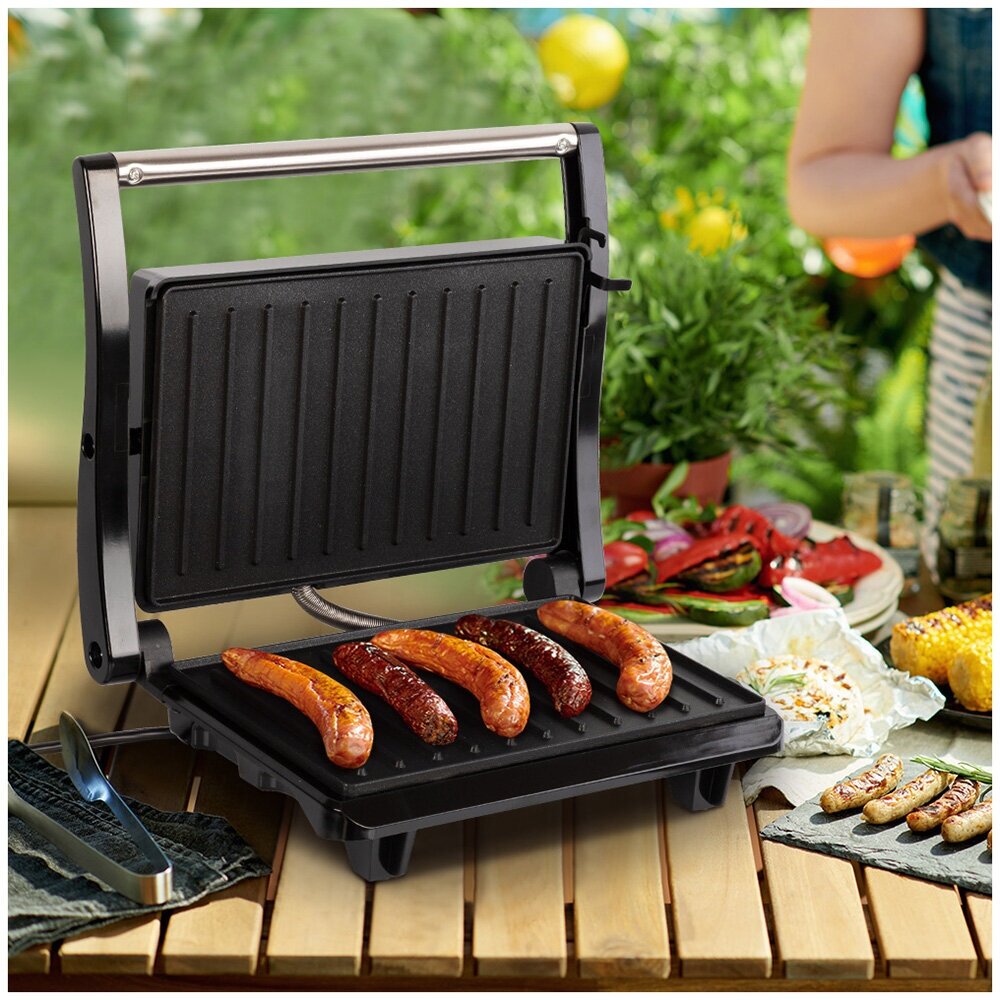 Гриль-пресс Endever Grillmaster 114 90238 серебристый