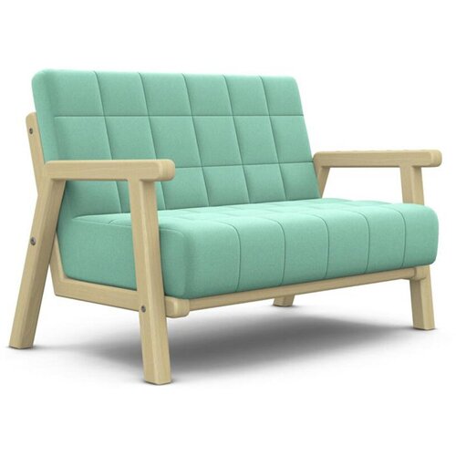 Диван Элегия Кроха микровелюр аквамарин 78x48x50 см