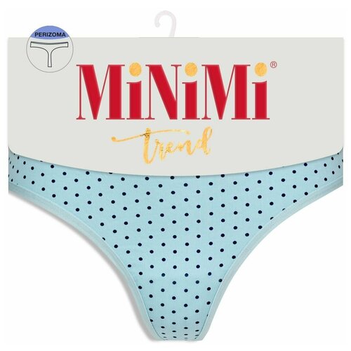 фото Трусы стринги minimi, бесшовные, размер 46-m, голубой