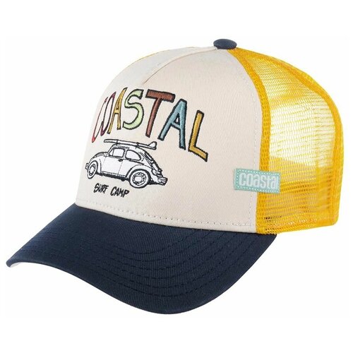 Бейсболка COASTAL арт. HFT Surf Camp (бежевый / темно-синий), размер ONE