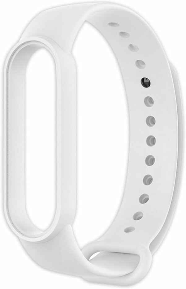 Силиконовый ремешок для Xiaomi Mi Band 5 (Оранжевый)