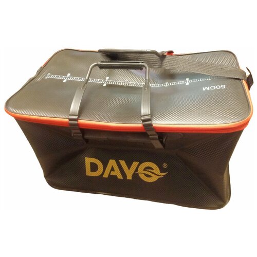 фото Рыболовная сумка-кан dayo sx-50, 40 л, цв. чёрный размер 50 х 30 х 27 см.