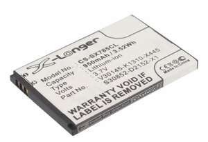 Аккумулятор для радиотелефона Siemens V30145-K1310-X444, V30145-K1310-X445 3,7V 950mAh код mb089014