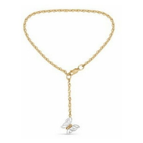 Браслет Diamant online Сингапур, золото, 585 проба, диаметр 7.3 см., длина 23 см.