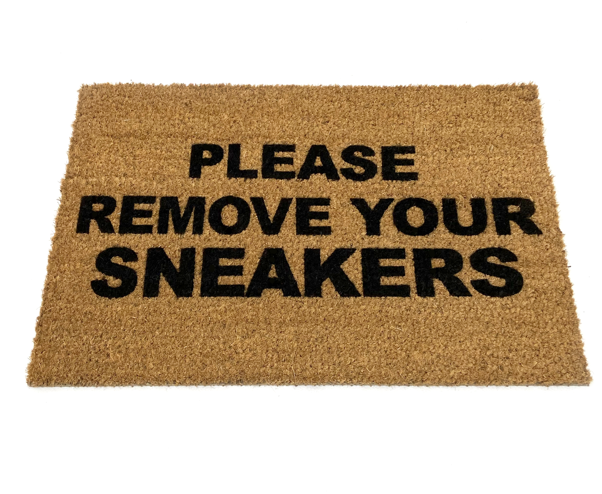 Ковёр PLEASE REMOVE YOUR SNEAKERS Kicks Place коврик для кроссовок и обуви придверный комнатный 60см х 40см дизайнерское дополнение