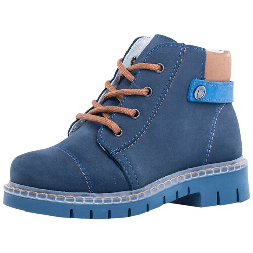 фото Ботинки котофей размер 29, синий / коричневый