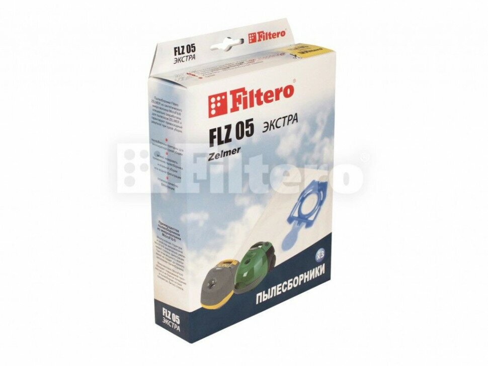 Filtero FLZ 05 (3) экстра, пылесборники (ZVCA200B, 49.4100) 05691 Filtero