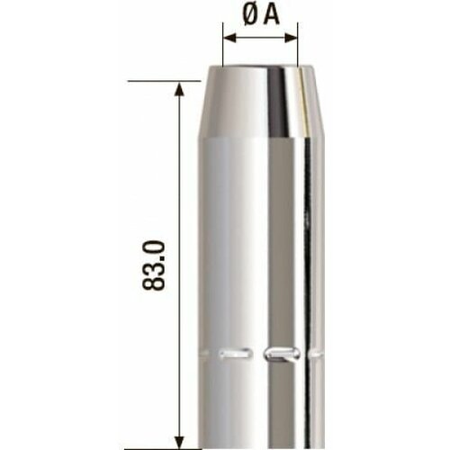 Газовое сопло Fubag FB 400 19 мм - 1шт