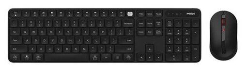 Комплект Клавиатура и Мышь XIAOMI MIIIW Wireless Keyboard and Mouse Combo (англ. раскладка) MWWK01 / MWMM01  Черный