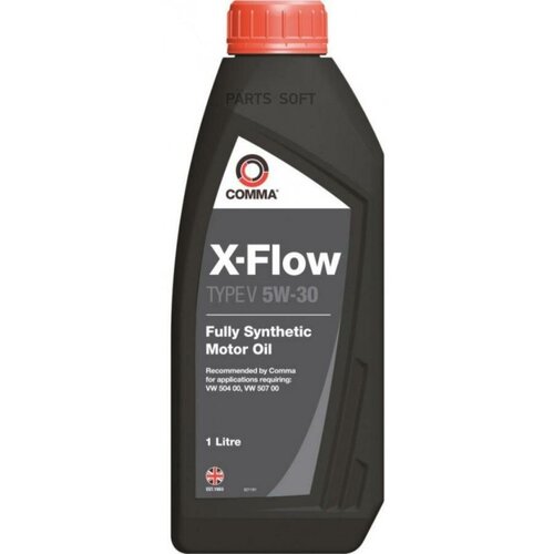 COMMA XFV1L Масло моторное синтетическое X-FLOW TYPE V 5W-30, 1л 1шт