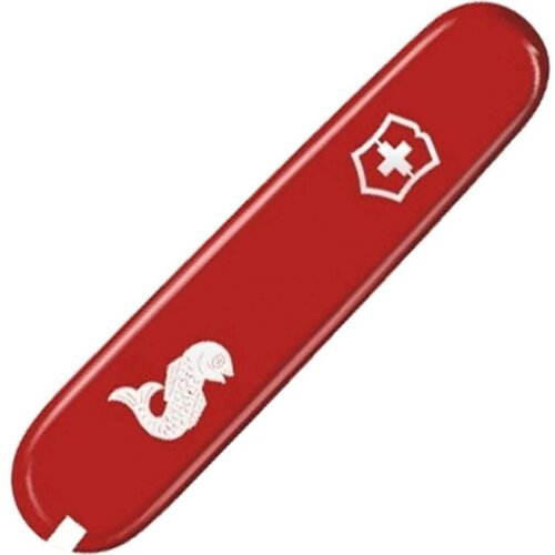 Передняя накладка для ножей VICTORINOX Fisherman и Angler 91 мм, пластиковая, красная, C.3672.3.10_Angler