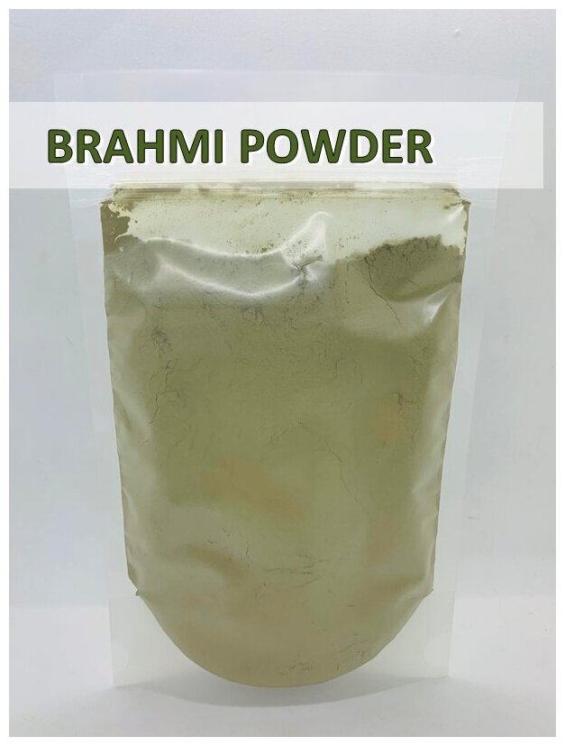 Порошок Брами (Brahmi Powder) / Укрепление Волос, All Natural, 100гр