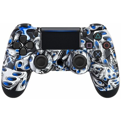Геймпад для игровой приставки джойстик дуалшок смартфона ПК Sony PlayStation PS4 DualShock Bluetooth беспроводной с рисунком 128600₽