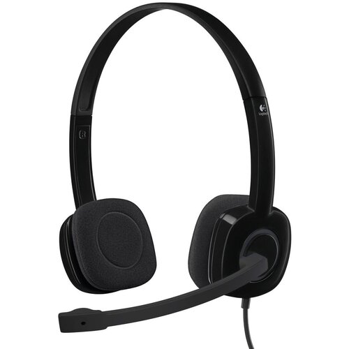 проводные наушники logitech stereo headset h151 черный Наушники Logitech Stereo Headset H151