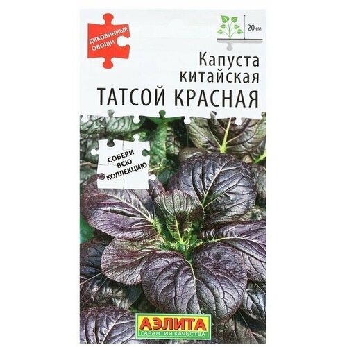 Семена Капуста китайская Татсой красная, 0,1 г 22 упаковки