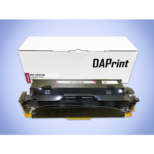 Картридж DAPrint CF413X для принтера HP, Magenta (пурпурный)